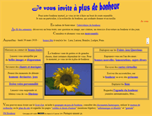 Tablet Screenshot of bonheurpourtous.com